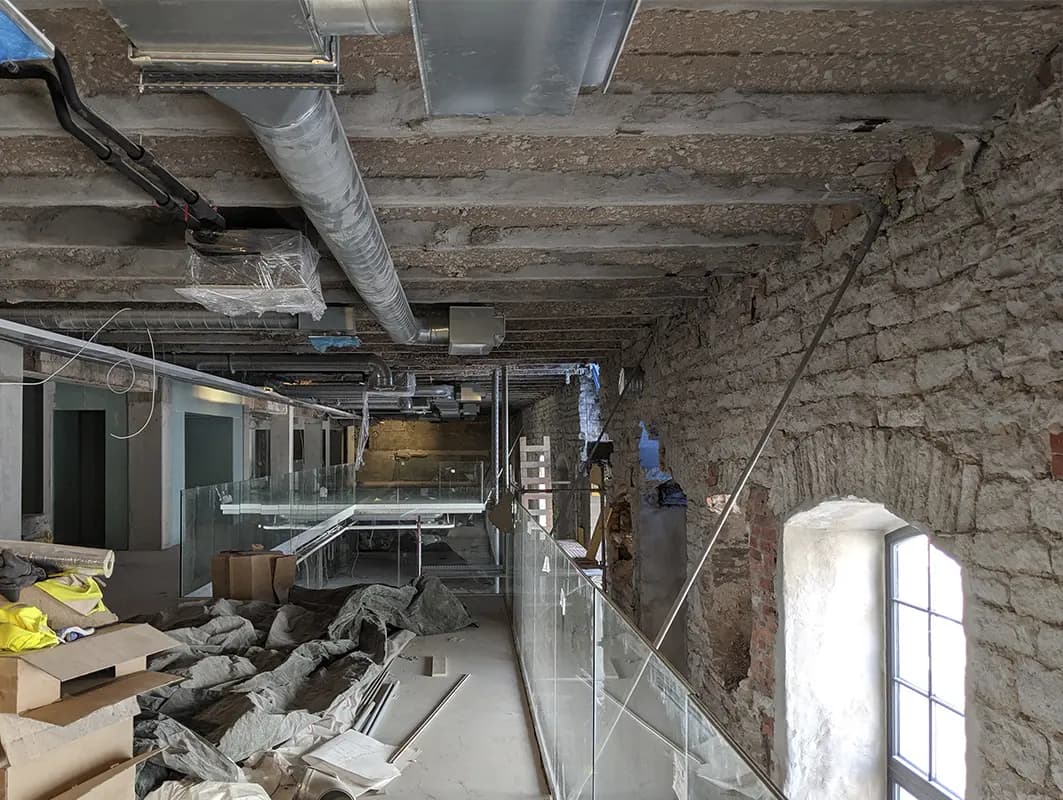 Reconstruction of Old Paper Fabric to Modern Office Space image 4