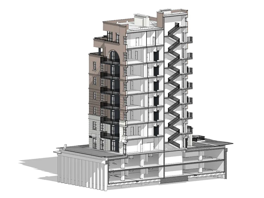 8-Storey Apartment Building image 3