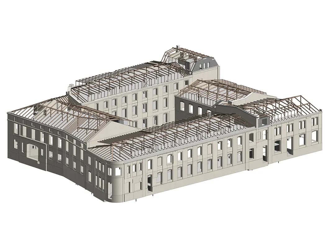 Reconstruction of Old Paper Fabric to Modern Office Space